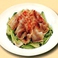 合鴨のスモーク/ゆで豚バラ肉のガーリックソース