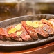 広島牛のステーキ！鉄板でジューシーに焼き上げます