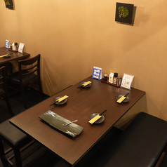 女子会など、～４名様までの少人数宴会に最適。人気のお席のため空き状況はお電話にて！