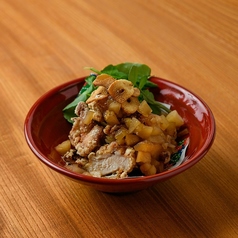 奥三河鶏の唐揚げ 焼き林檎ジャム