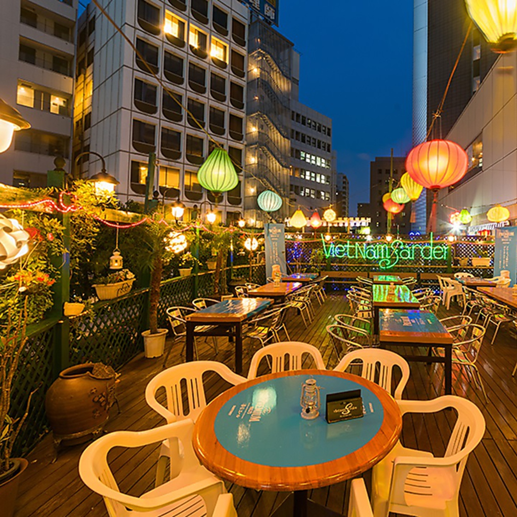 貸切パーティーも30名様から！夏はビアガーデンとしても開放◎