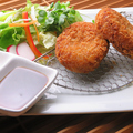 料理メニュー写真&nbsp;オリーブ和牛のコロッケ（2個）