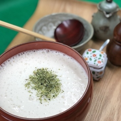 温）絹ごしとろろ蕎麦