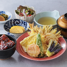 うな丼とごちそう天麩羅の晩酌定食