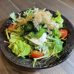 【初夏メニュー/サラダ】モロヘイヤとオクラの豆腐サラダ