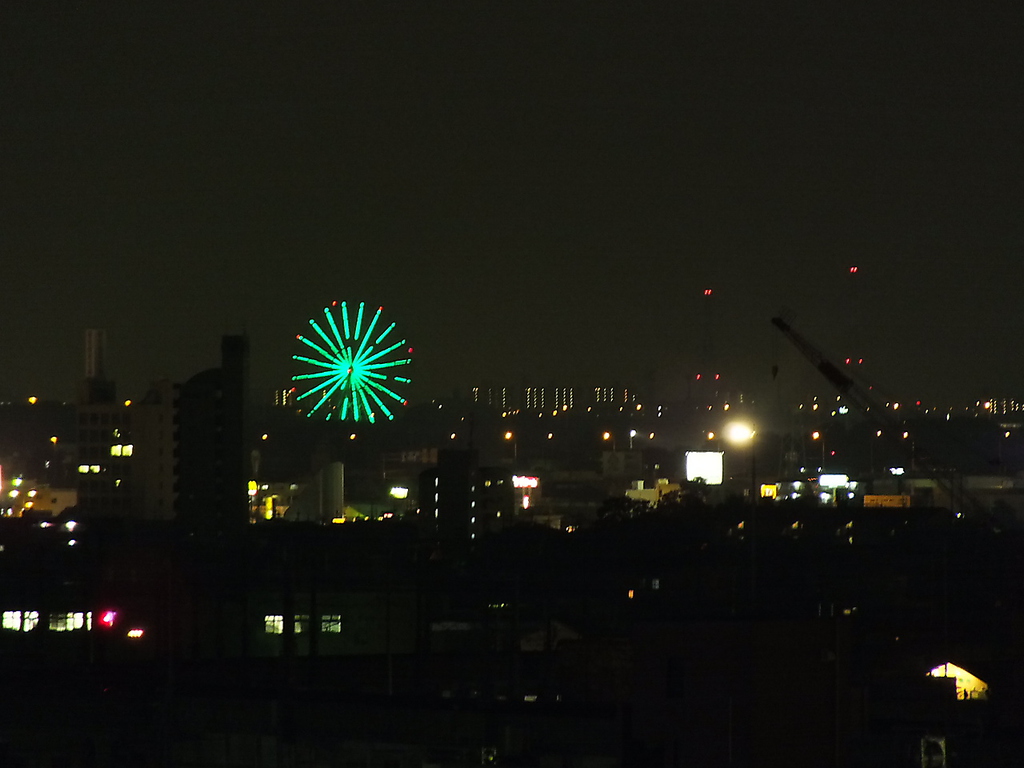 スカイルームから見る眺望（遠くに見えるのは観覧車）♪