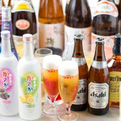 日本酒・焼酎・ワイン・スパークリング等種類豊富！