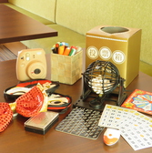結婚式2次会をはじめ、パーティーの際はウエディング業界での経歴を持つ店長が、ご予算やコース内容はもちろん、周辺の会場からの移動時間、催し物、当日のタイムスケジュールの制作まで全てご提案させていただきます！ビンゴ、くじ引きなど、パーティーで使えるグッズも様々ご用意！お気軽にご相談下さいませ！