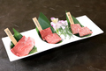 料理メニュー写真&nbsp;カルビ３種盛り