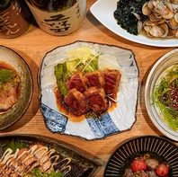 名店で腕を磨いた店主が振る舞う創作料理はまさに絶品