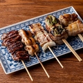料理メニュー写真&nbsp;本日串焼き5本盛り合わせ