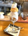 料理メニュー写真&nbsp;桃とライチのパフェ