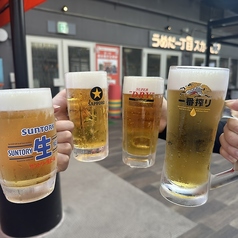 4大メーカーの生ビールを一度に楽しむ贅沢体験