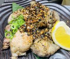 ひこま豚炭焼き生七味/鶏天の生七味餡かけ　各