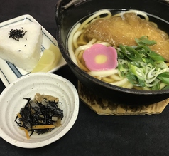 きつねうどん・そば定食