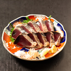 もっちり濃厚な旨味がたまらない◎気仙沼産の鰹のたたき