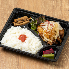 揚げ鶏をさっぱりと