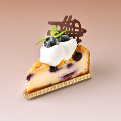 ブルーベリークランブルチーズケーキ