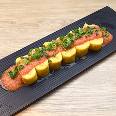 明太とろろ出汁巻き卵