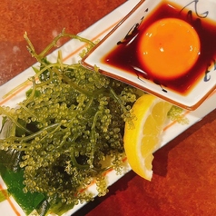 海ぶどう卵黄ポン酢