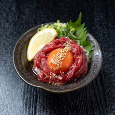 馬肉の生ユッケ