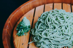 桶盛り茶蕎麦