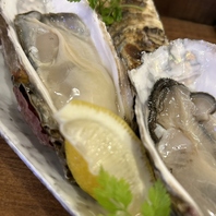 【産地直送の生牡蠣を堪能！】