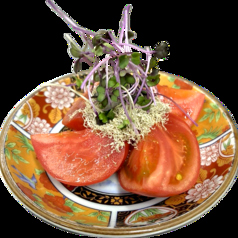 とろろ昆布と食べるフルーツトマト