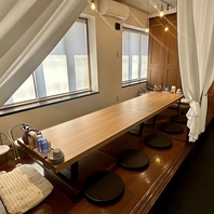 お子様連れ大歓迎！最大12名様の個室で特別な時間。