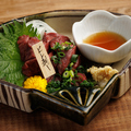 料理メニュー写真&nbsp;厳選ヒレ馬刺し