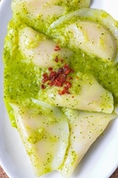 バジルバター水餃子