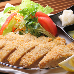 オリーブ豚のロースカツ ゆずおろしポン酢