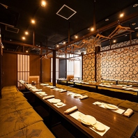 宴会に最適！全席完全個室！大人数宴会大歓迎です◎