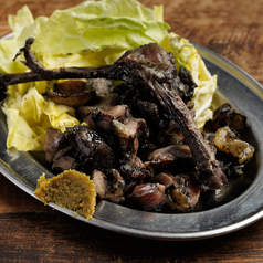 宮崎地鶏の炭火黒焼き黒焼き