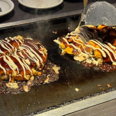 【具が2種類入ったお好み焼き】豚キムチ天