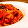 糸引きモッツァレラと木の子のトマトスパゲッティ