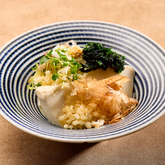 生海苔のおぼろ豆腐