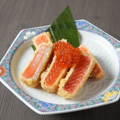 サーモンレアかつ