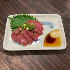 ハツ刺し【ごま油塩ニンニク】