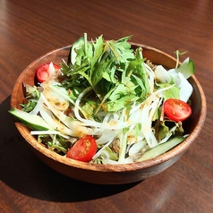 玉ねぎと水菜のサラダ