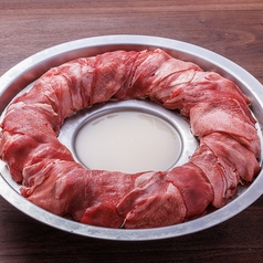 牛タン葱しゃぶ 鶏白だし