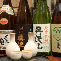 料理との相性抜群！珠亭厳選の豊富な地酒