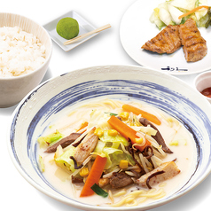 仙台味噌ちゃんぽんと牛たん焼定食