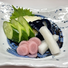 お漬物盛合せ