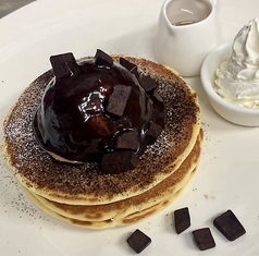 濃厚生チョコパンケーキ