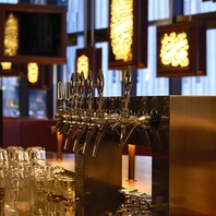 【ドリンク】クラフビールをはじめ豊富なラインナップ