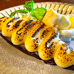 ”究極の焼き芋”カスタードブリュレ~バニラアイス添え~
