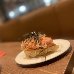 明太マヨもち餃子　３個