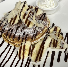 チョコバナナパンケーキ