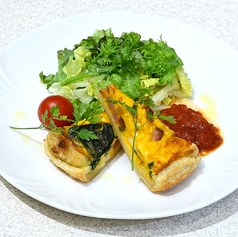 ホウレン草とベーコンのキッシュ